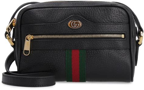 Gucci Ophidia Mini Leather Crossbody Bag 